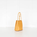 Jil Sander Yellow J-Shopper Tote