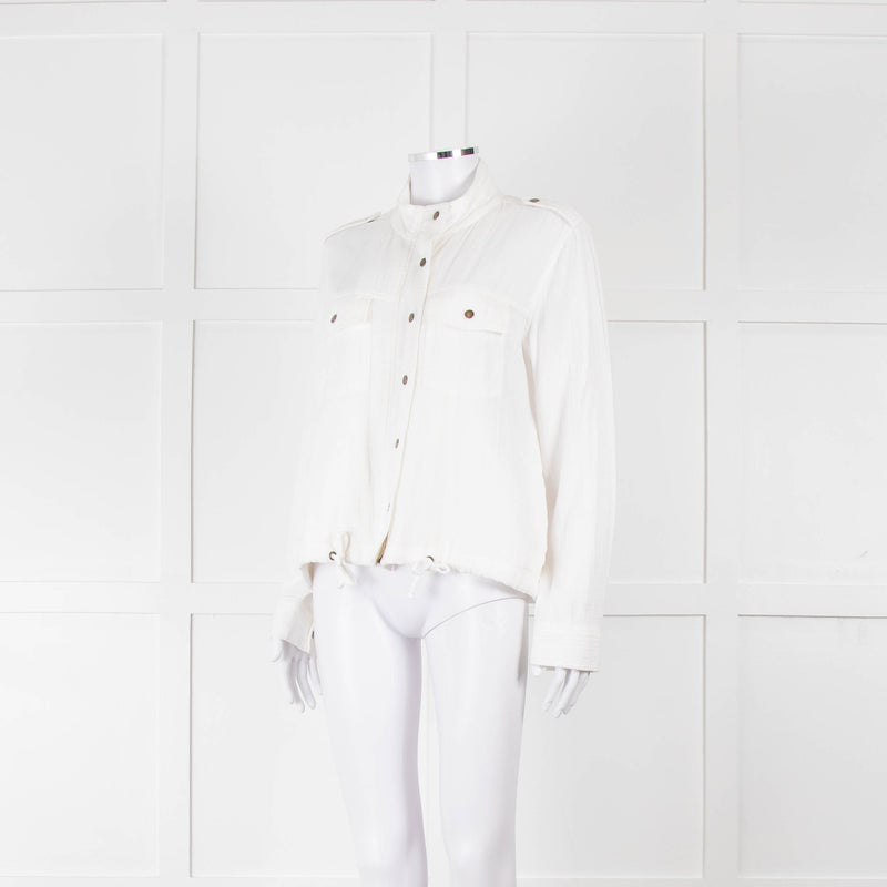 Rails Cream Cotton Cheesecloth Jacket