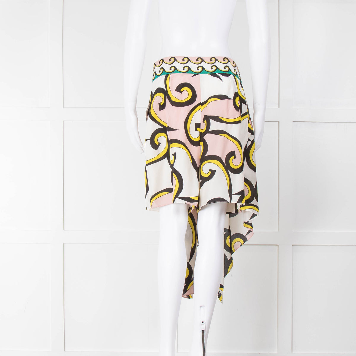 Diane Von Furstenberg Pattern Silk Shorts