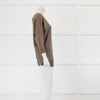 Joseph Brown V Neck Batwing Wool Jumper