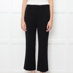 Miu Miu Black Cropped Flared Trousers