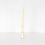Adolfo Dominguez Cream Crossbody Bag with Chunky Bead Strap