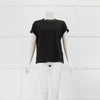 Brunello Cucinelli Black Sleeveless Top Crystal Neck