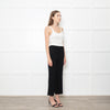 Miu Miu Black Cropped Flared Trousers