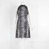 Michael Kors Snake Print Fitted Dress