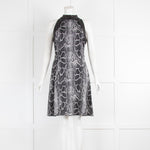 Michael Kors Snake Print Fitted Dress
