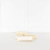 Adolfo Dominguez Cream Crossbody Bag with Chunky Bead Strap