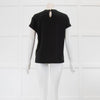 Brunello Cucinelli Black Sleeveless Top Crystal Neck