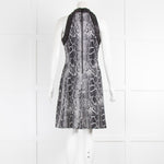 Michael Kors Snake Print Fitted Dress