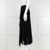 Ganni Black Ruffle Wrap Skirt