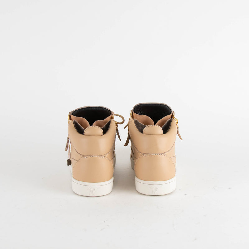 Giuseppe Zanotti Peach Kriss Zip Up Hightops