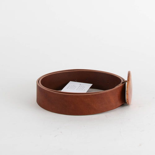 Maison Martin Mariela Tan Leather Belt