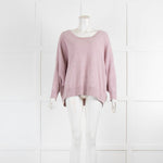 Maevy Lilac Wide Neck Jumper