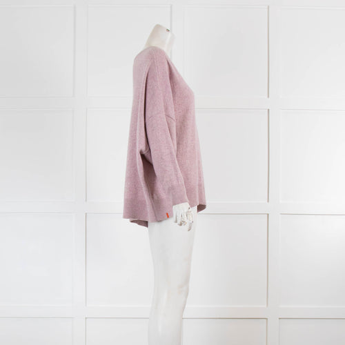 Maevy Lilac Wide Neck Jumper