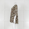 Ba&sh Black With Green And Pink Floral Print V Neck Top