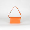 Marni Orange Small Prisma Leather Shoulder Bag