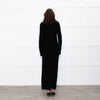 Raey Black Cashmere Knit Rollneck Maxi Dress
