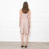 Issa Peach Beige Waffled Sleeveless Dress