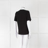 Markus Lupfer Black Sequin Lip PrintT Shirt