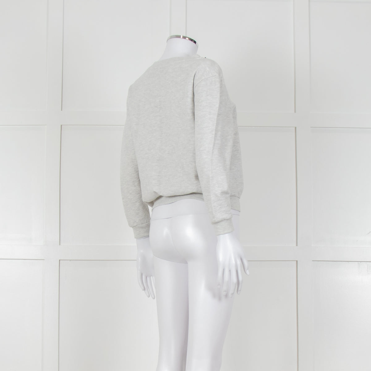 Suncoo Grey Marl Jewelled Sweatshirt