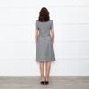 Prada Prince of Wales Check Short Sleeve Dress With Front Belt Detail