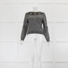 Saint Laurent Grey Mohair Jumper