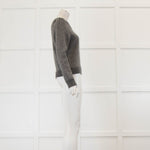 Saint Laurent Grey Mohair Jumper