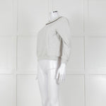 Suncoo Grey Marl Jewelled Sweatshirt