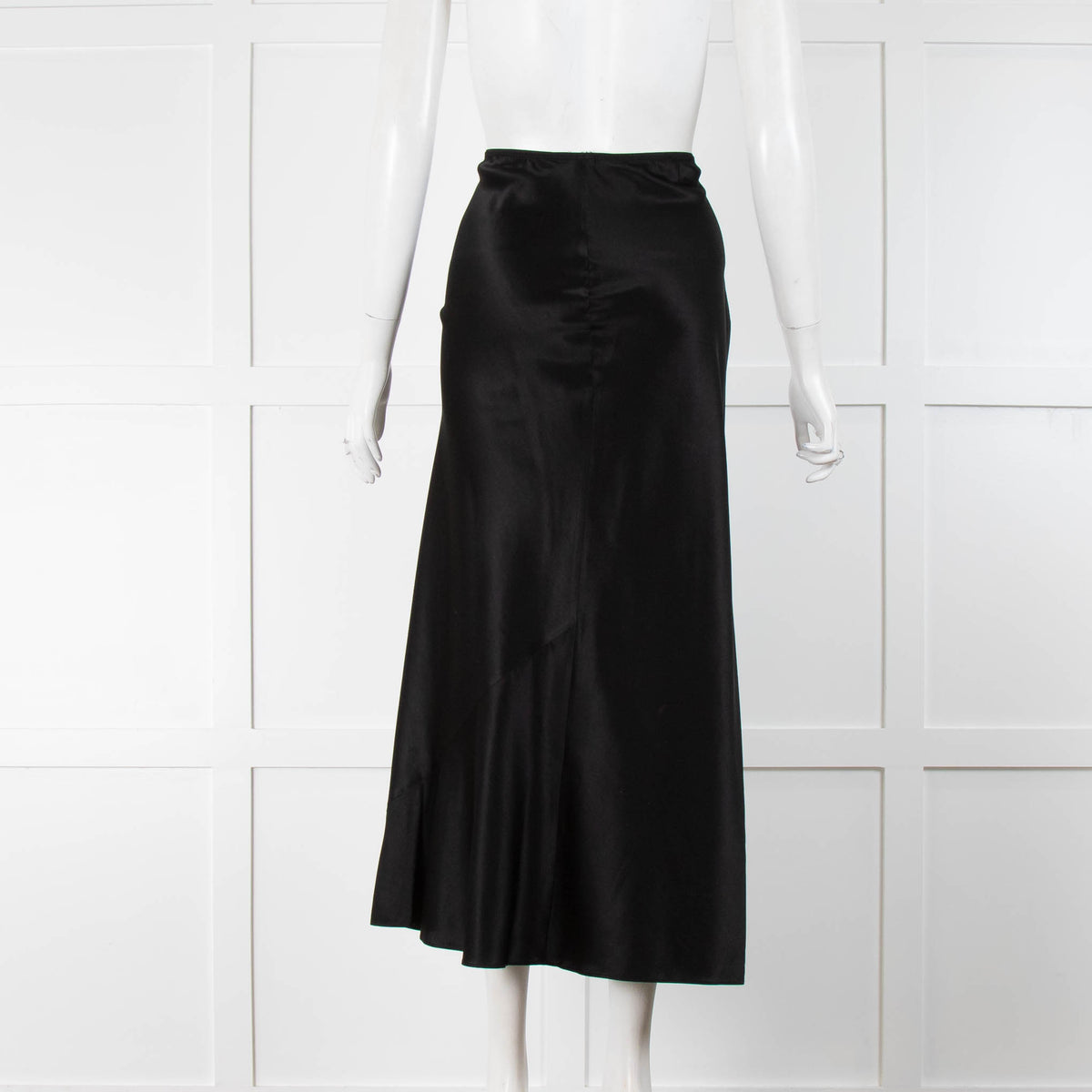 Dorothee Schumacher Black Satin Feel Slip Skirt