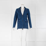 Wyse Blue Denim Blazer Jacket