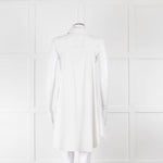 Alexander Wang White Cotton Sleeveless Shirt With Cape Effect