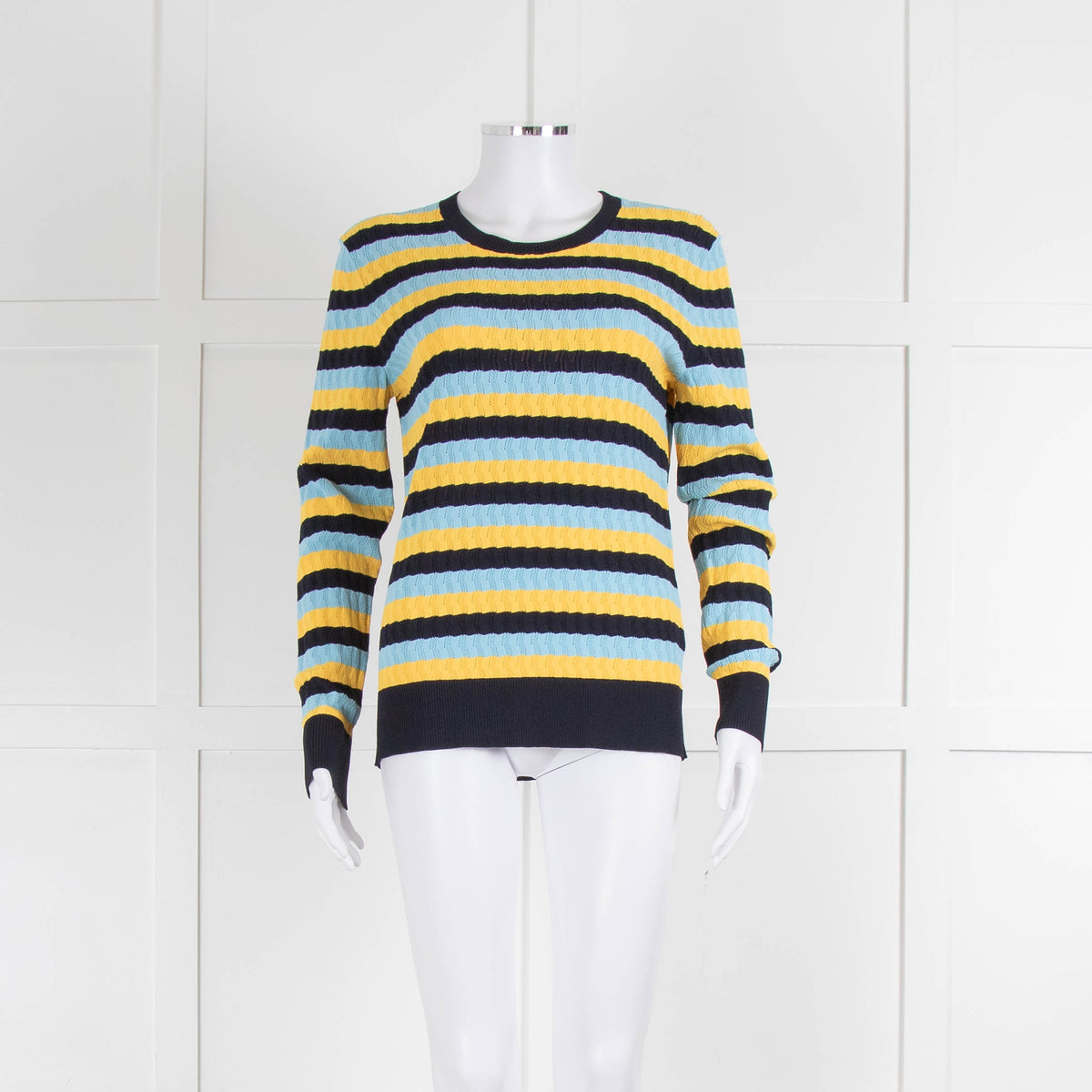 Jason Wu Blue & Yellow Striped Jumper