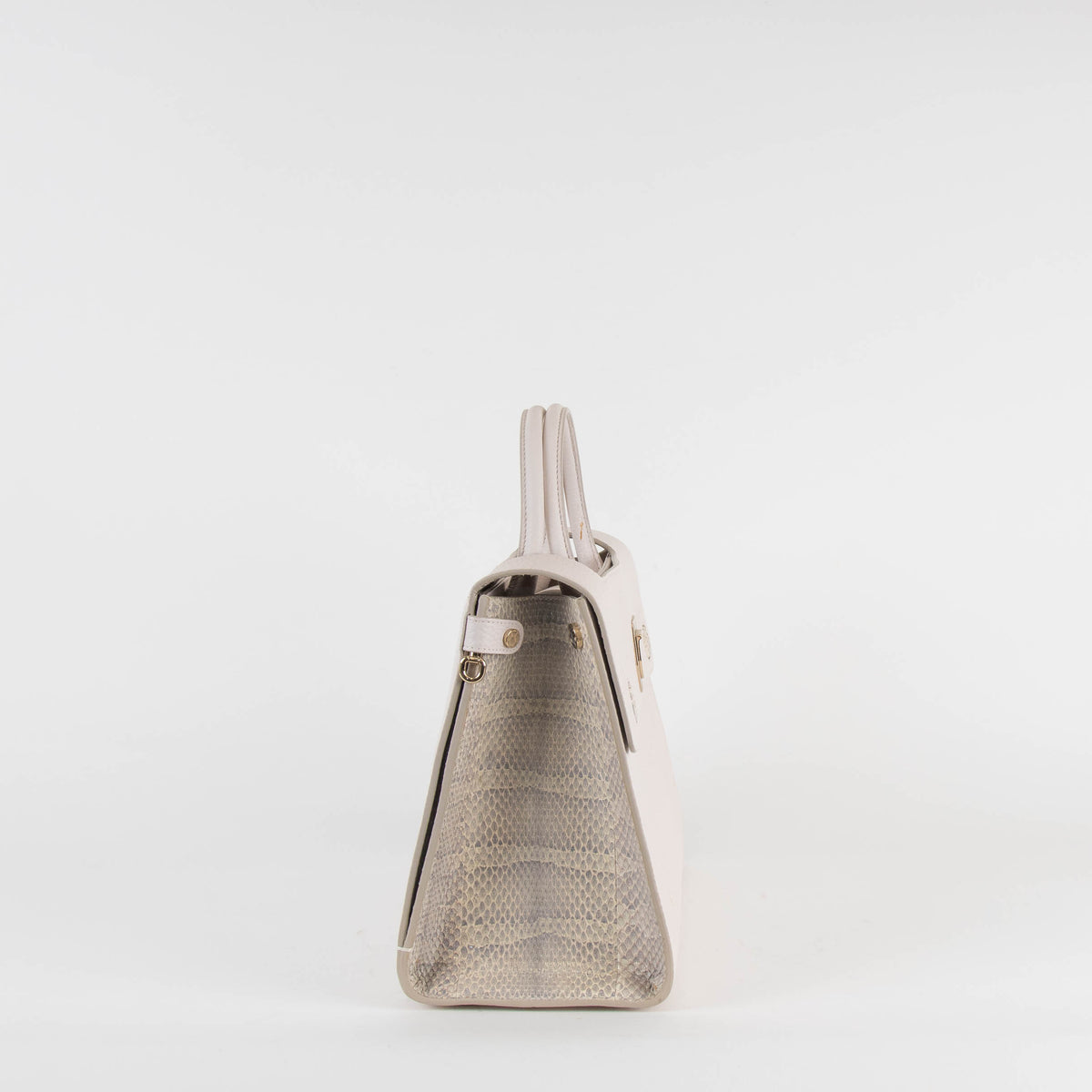 Christian Dior White Pebbled Leather Diorever Bag