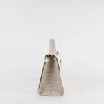 Christian Dior White Pebbled Leather Diorever Bag