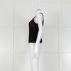 Vince Black And Camel Double Layered Vest Top