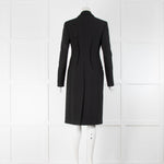 Prada Black Wool Fitted Coat