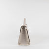 Christian Dior White Pebbled Leather Diorever Bag