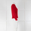 Isabel Marant Red Mohair Short Sweater