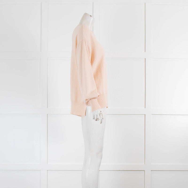 Riani Peach Pink Fine Knit Jumper