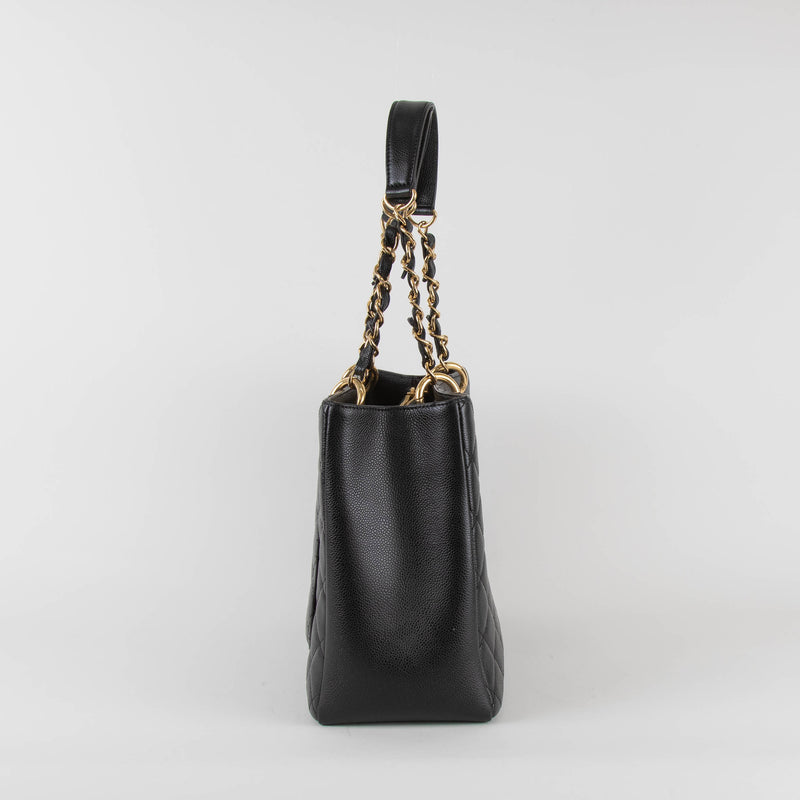 Chanel Grand Shopping Tote Black Caviar Leather