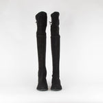 Stuart Weitzman Black Suede Lowland Boots