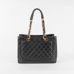 Chanel Grand Shopping Tote Black Caviar Leather