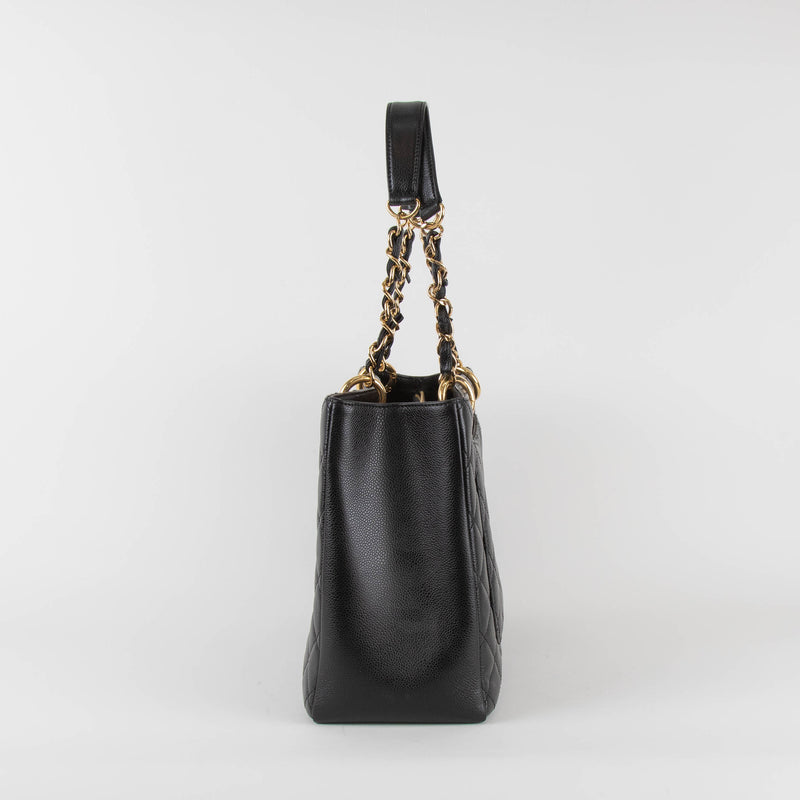 Chanel Grand Shopping Tote Black Caviar Leather
