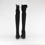 Stuart Weitzman Black Suede Lowland Boots