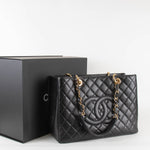 Chanel Grand Shopping Tote Black Caviar Leather