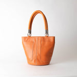 Tod's Orange Leather Small Bucket Bag