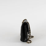Chanel Black Lambskin Vintage Medium Double Flap Bag
