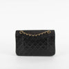 Chanel Black Lambskin Vintage Medium Double Flap Bag