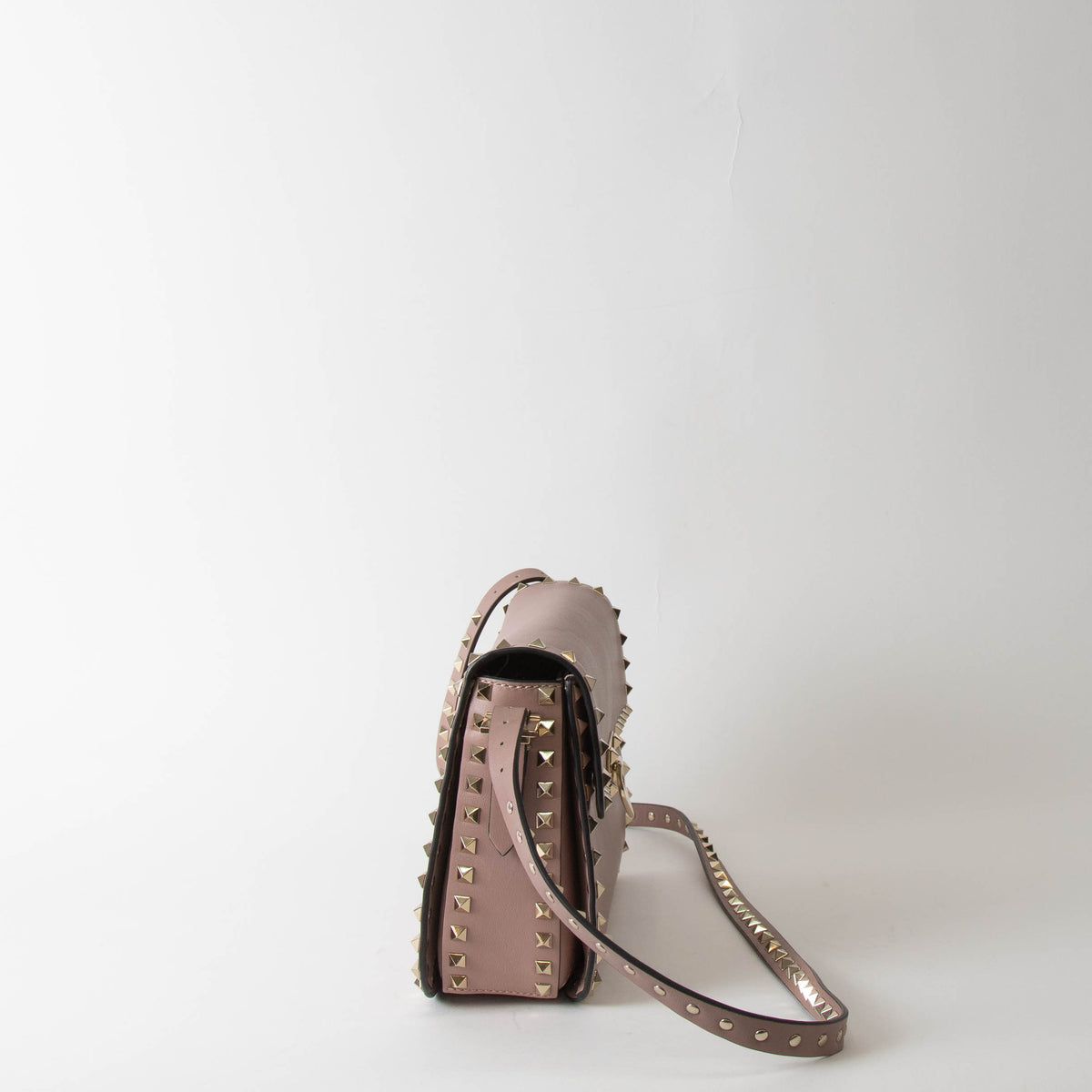 Valentino Dusty Pink Rockstud Crossbody Bag