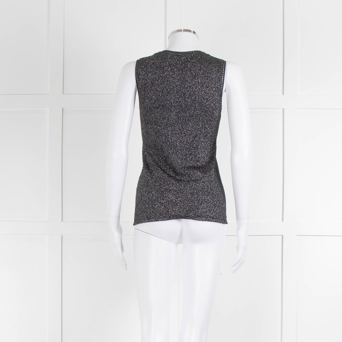 Missoni Black and Lurex Knit Vest